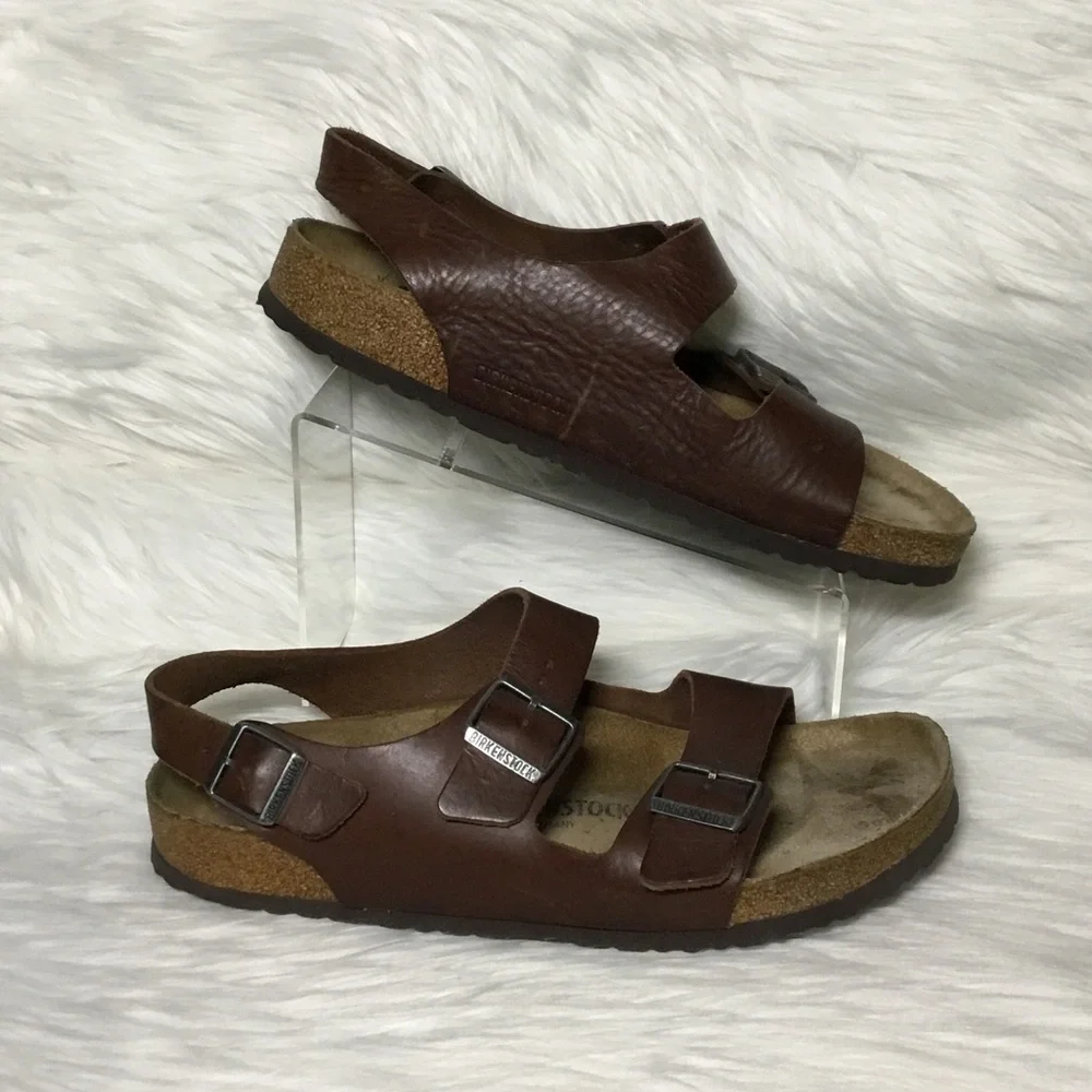Birkenstock Milano Men’s Sandal, Habana, EUR 46/US 13-13.5